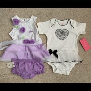 New Baby girl summer clothes set 3-6mth , 9 mth